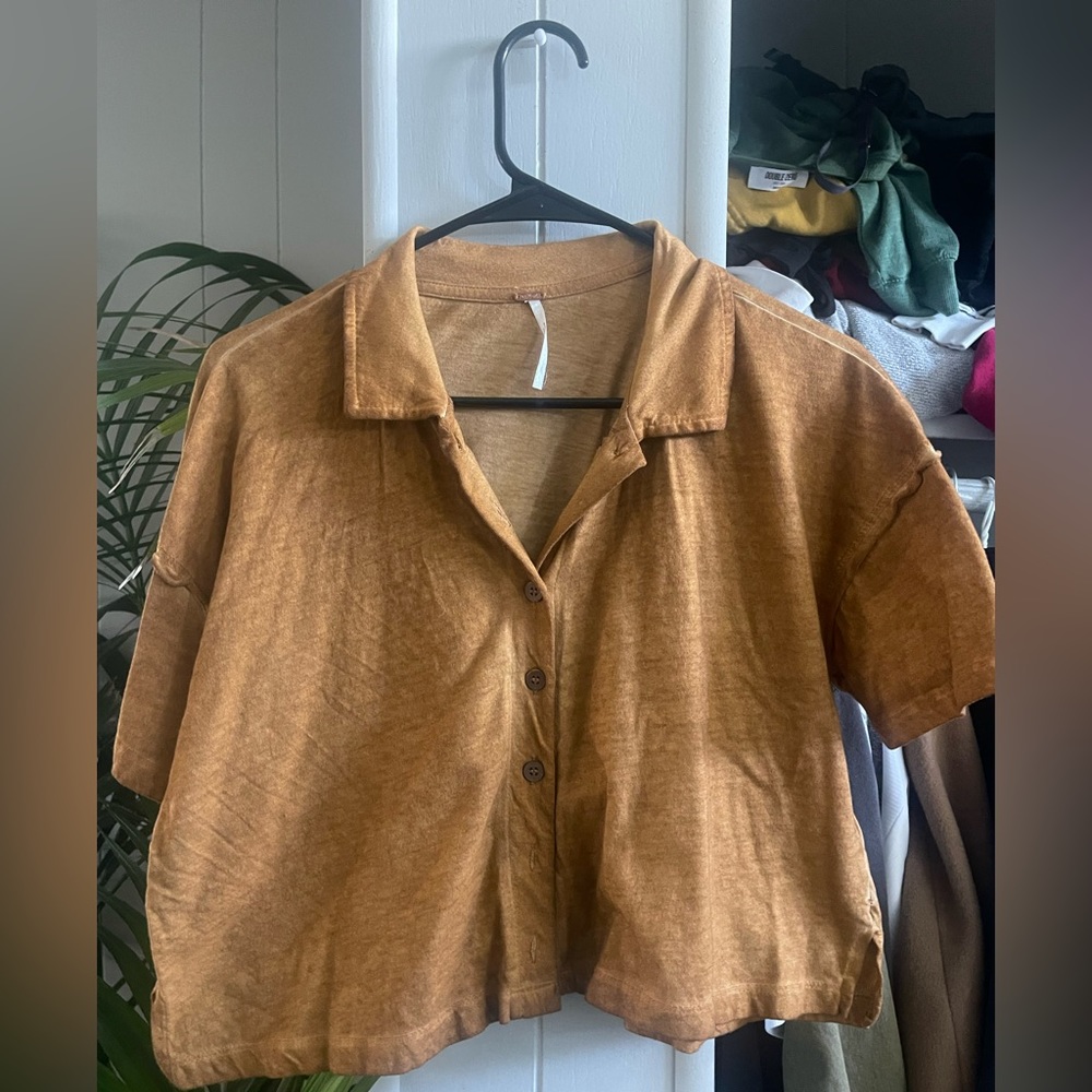 Free People cropped top. Size Xs.